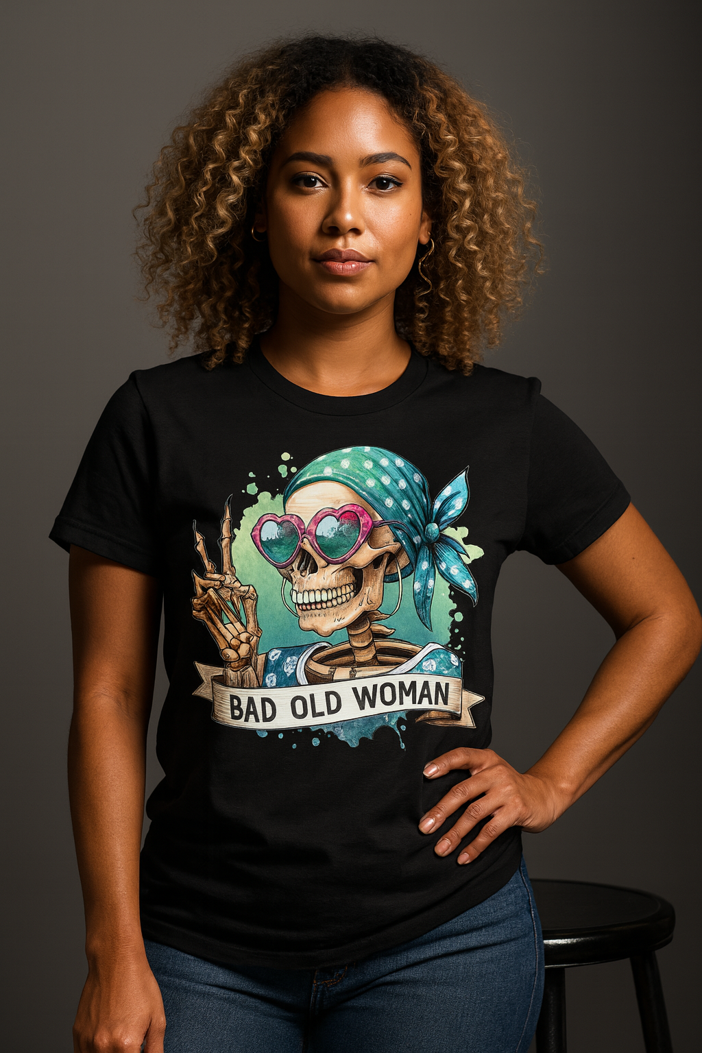 Bad Old Skull Women's Relaxed T-Shirt