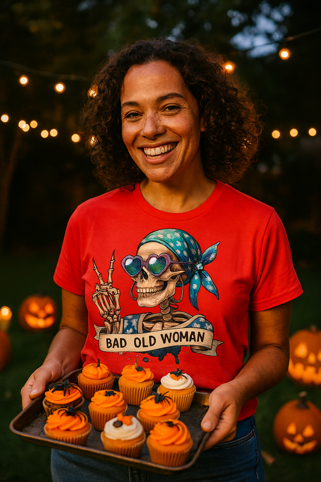 Bad Old Skull Women's Relaxed T-Shirt