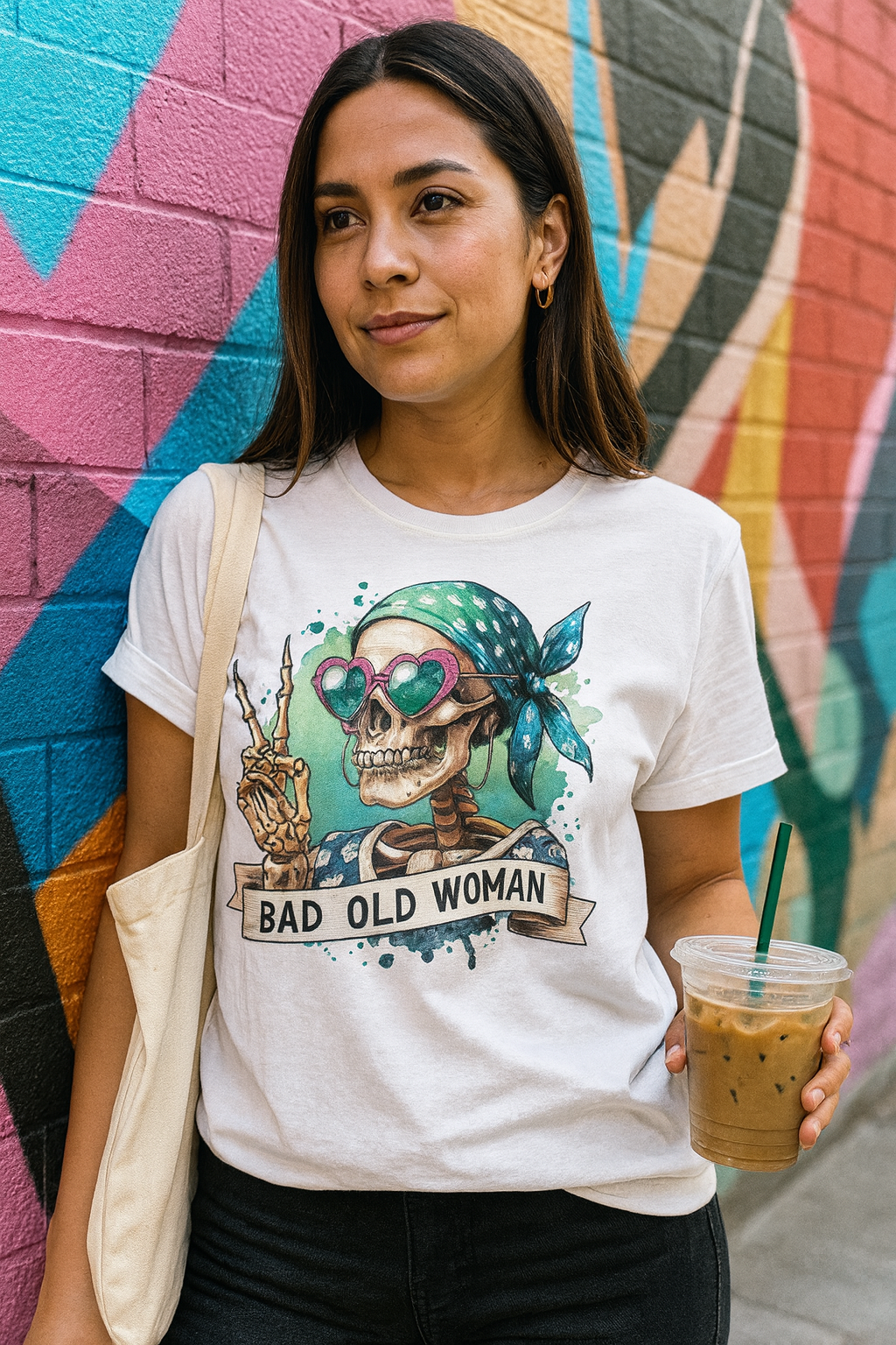 Bad Old Skull Women's Relaxed T-Shirt