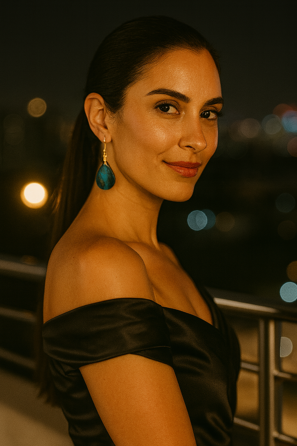 Ocean Mist Teardrop Earrings