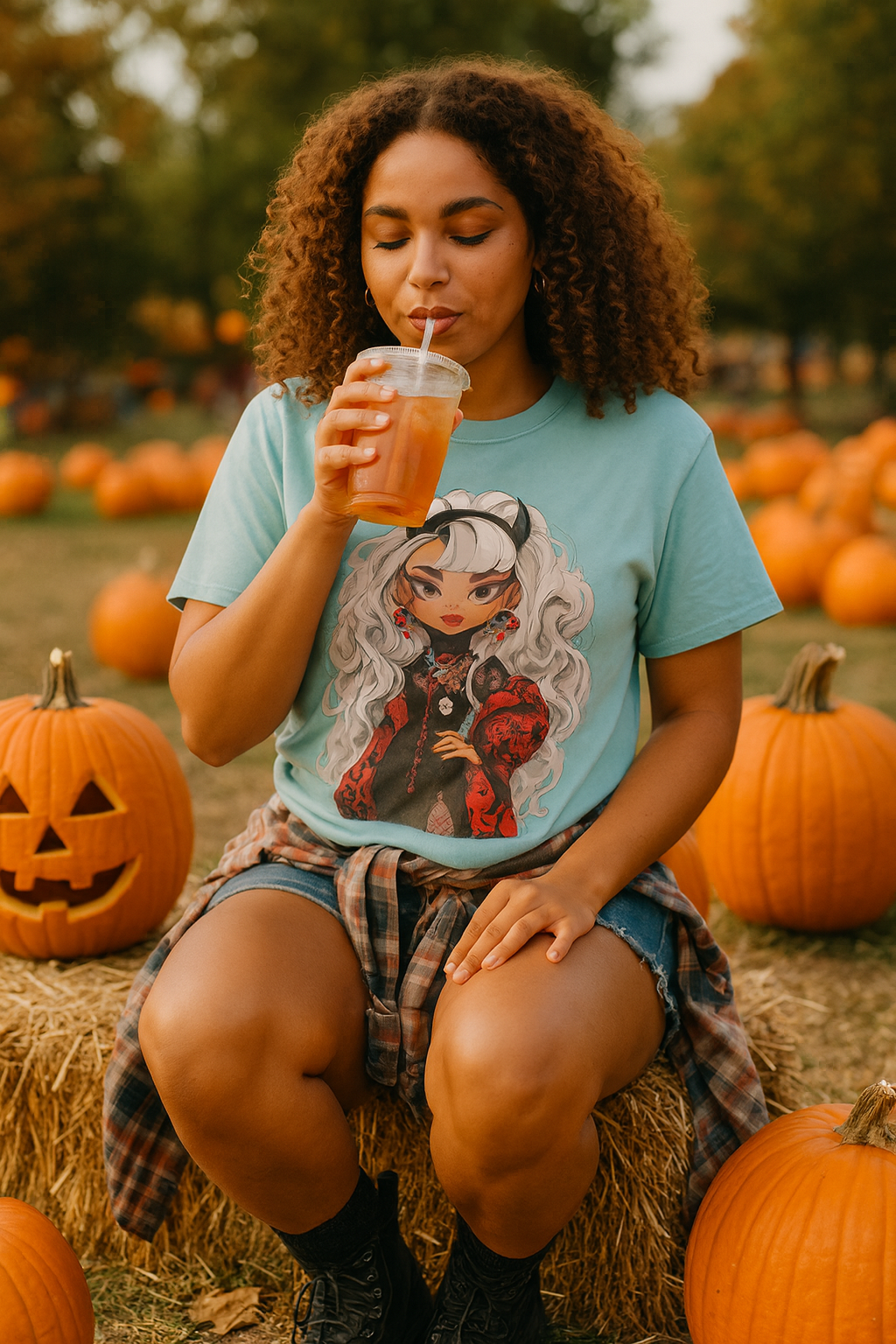 Gothic Devil Women's Relaxed T-Shirt