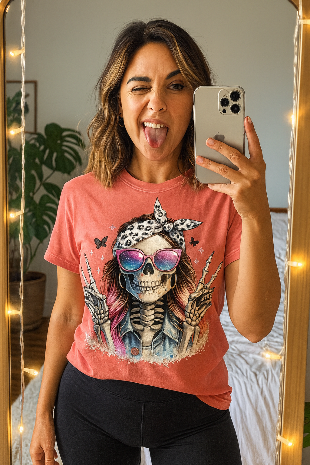 Hipster Skull Women's Relaxed T-Shirt