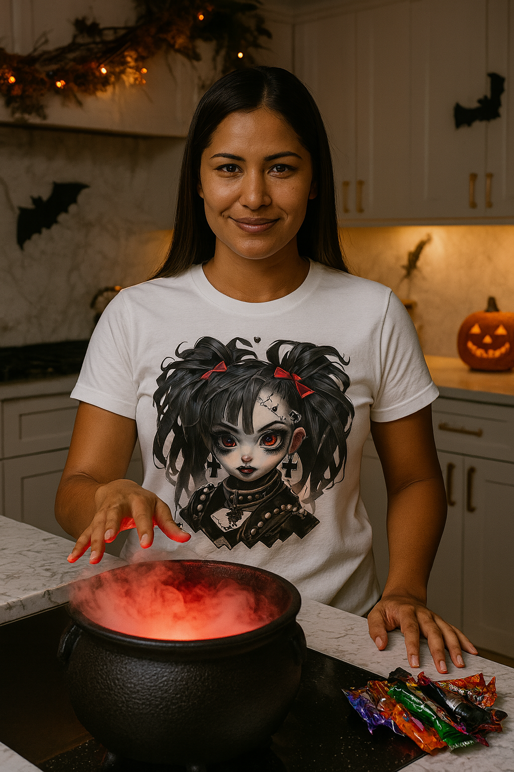 Punk Gothic Women's Relaxed T-Shirt