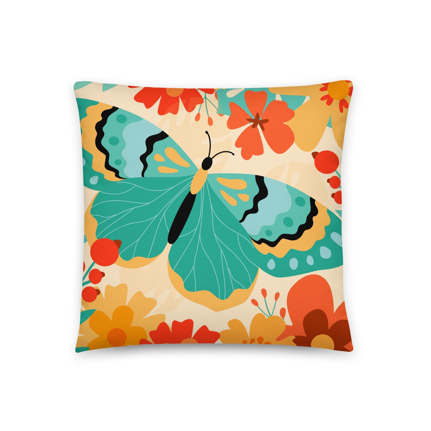 Beautiful Butterfly Pillow