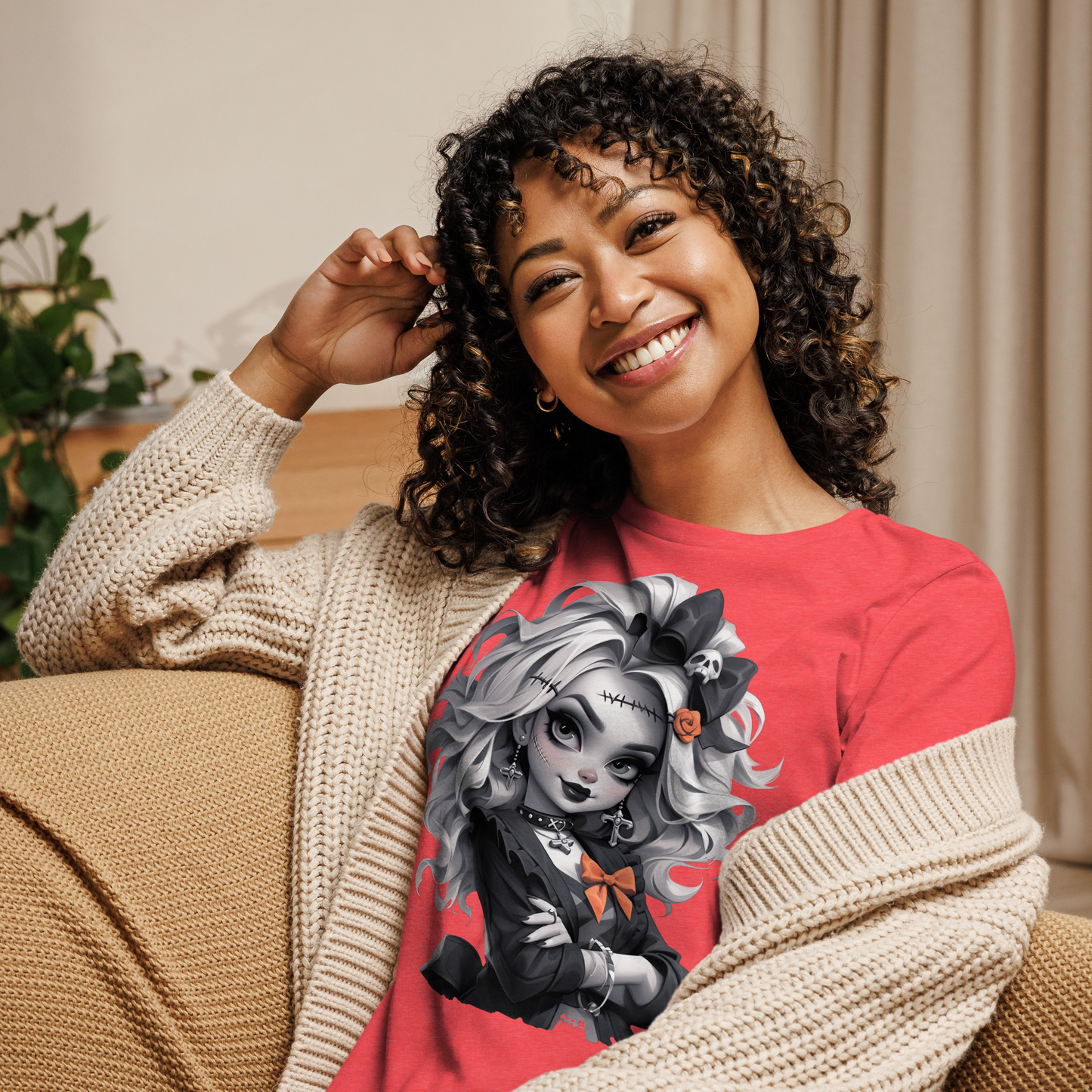 Spooky Gothic Women's Relaxed T-Shirt