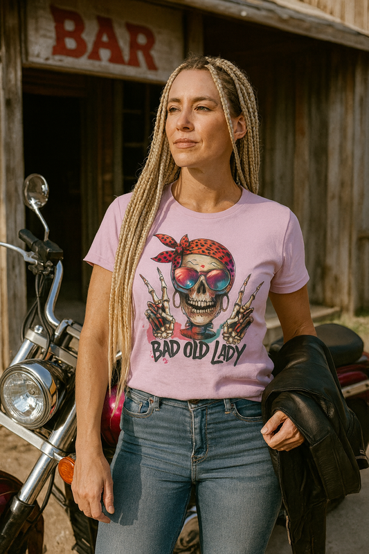 Hipster Bad Old Lady Women's Relaxed T-Shirt