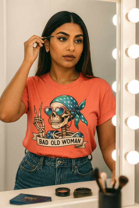Bad Old  Skull Women's Relaxed T-Shirt