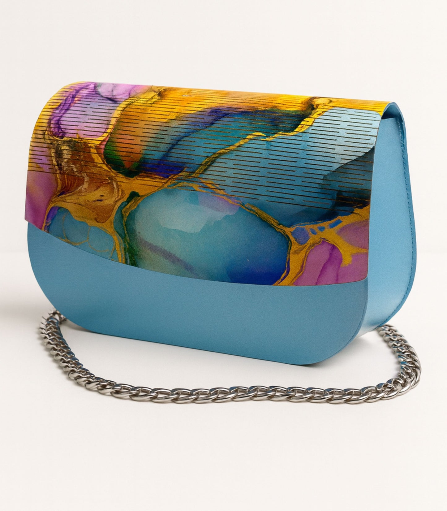 Haute Custom Prism Baby Blue Handbag