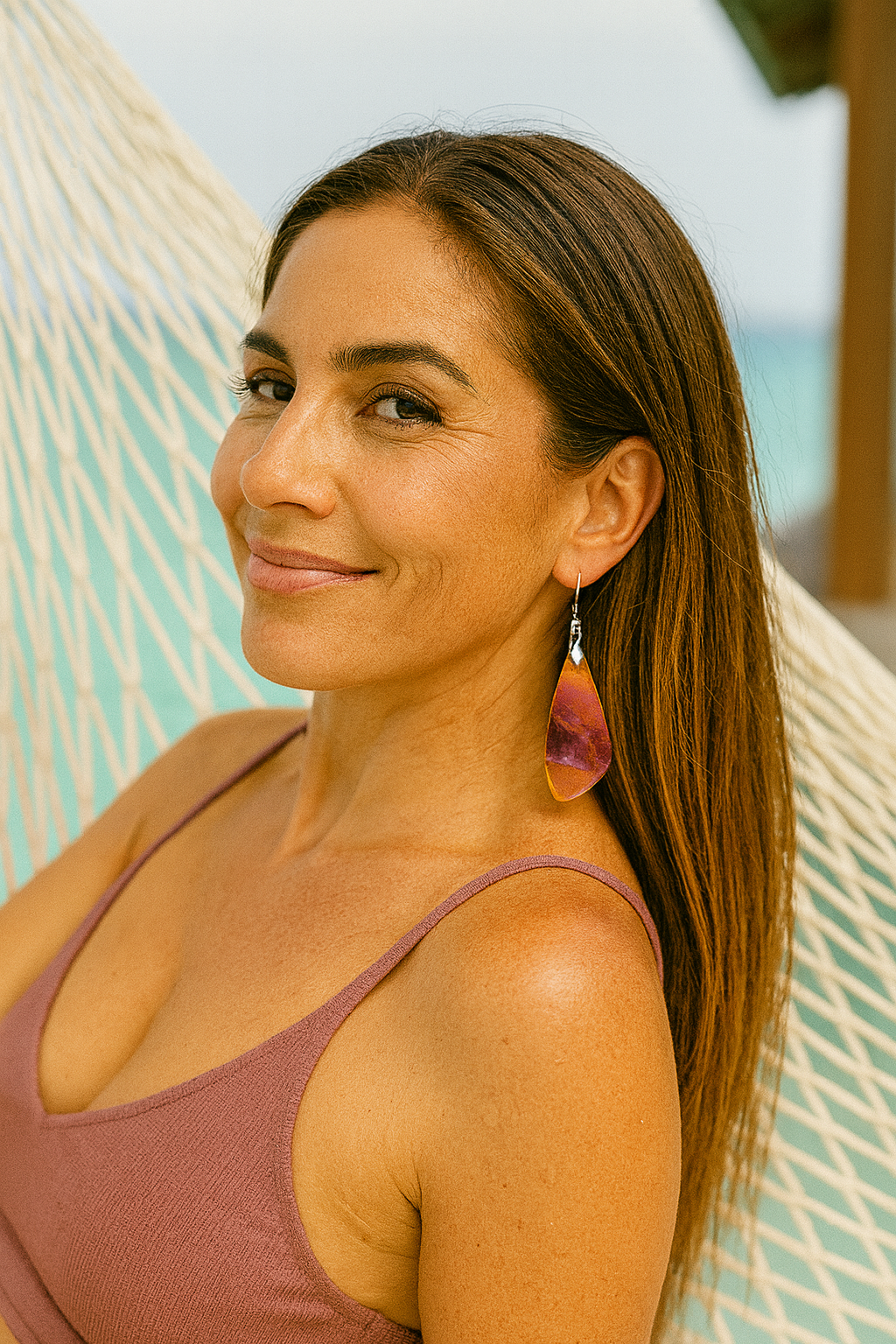 Cosmic Fire Wing Acrylic Earrings