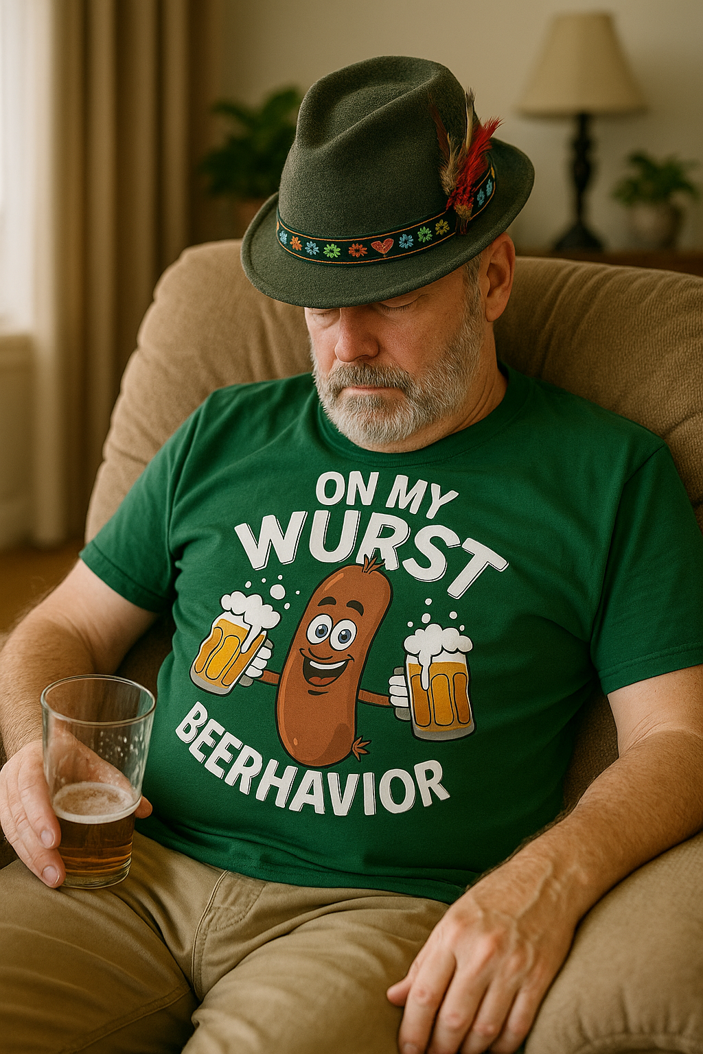 On My Wurst Beerhavior Unisex t-shirt