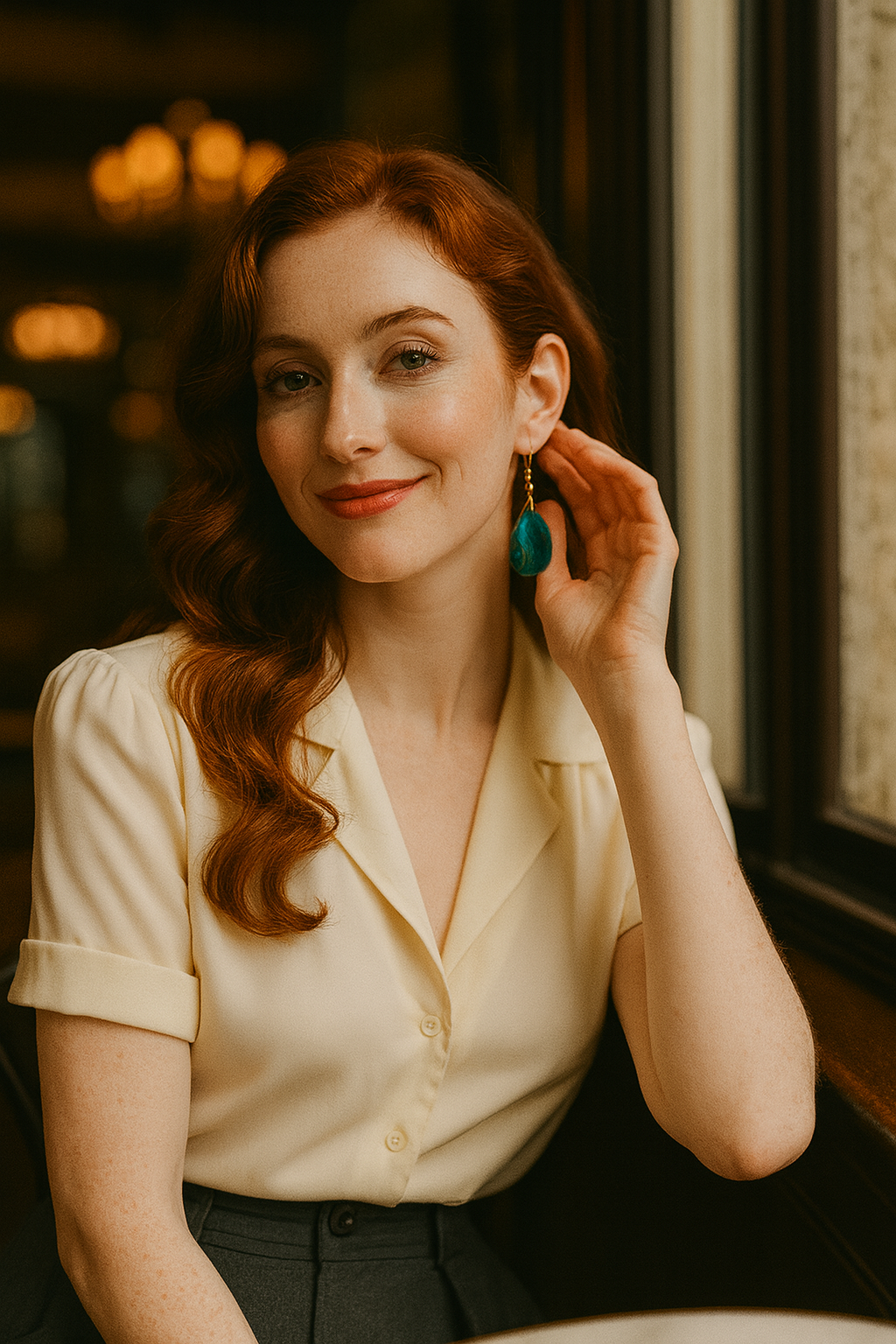Ocean Mist Teardrop Earrings