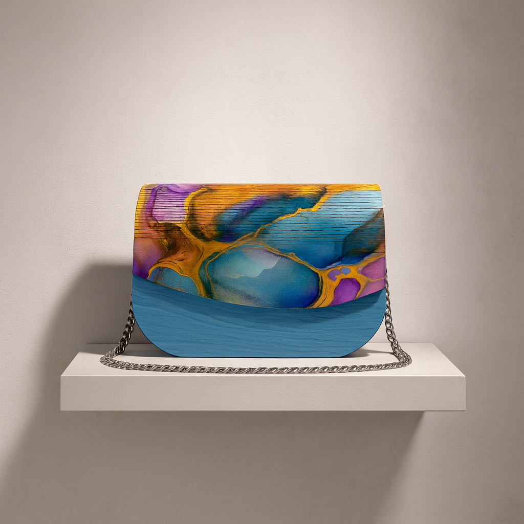 Haute Custom Prism Baby Blue Handbag