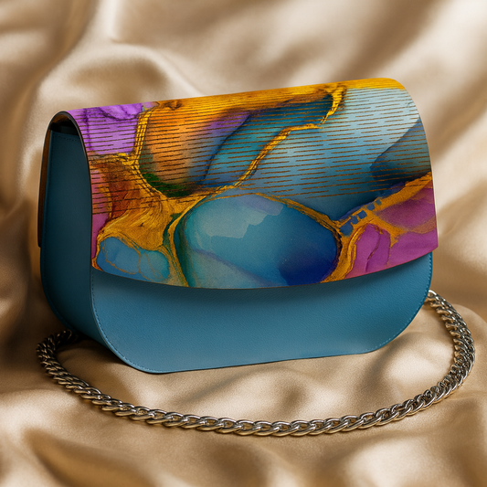 Haute Custom Prism Baby Blue Handbag