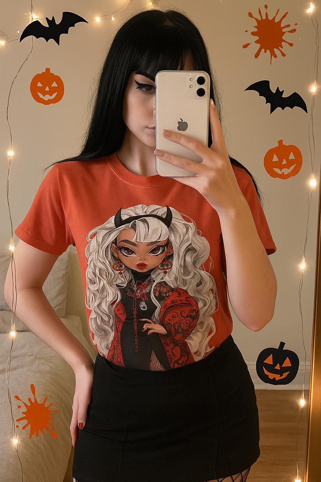 Gothic Devil Women's Relaxed T-Shirt