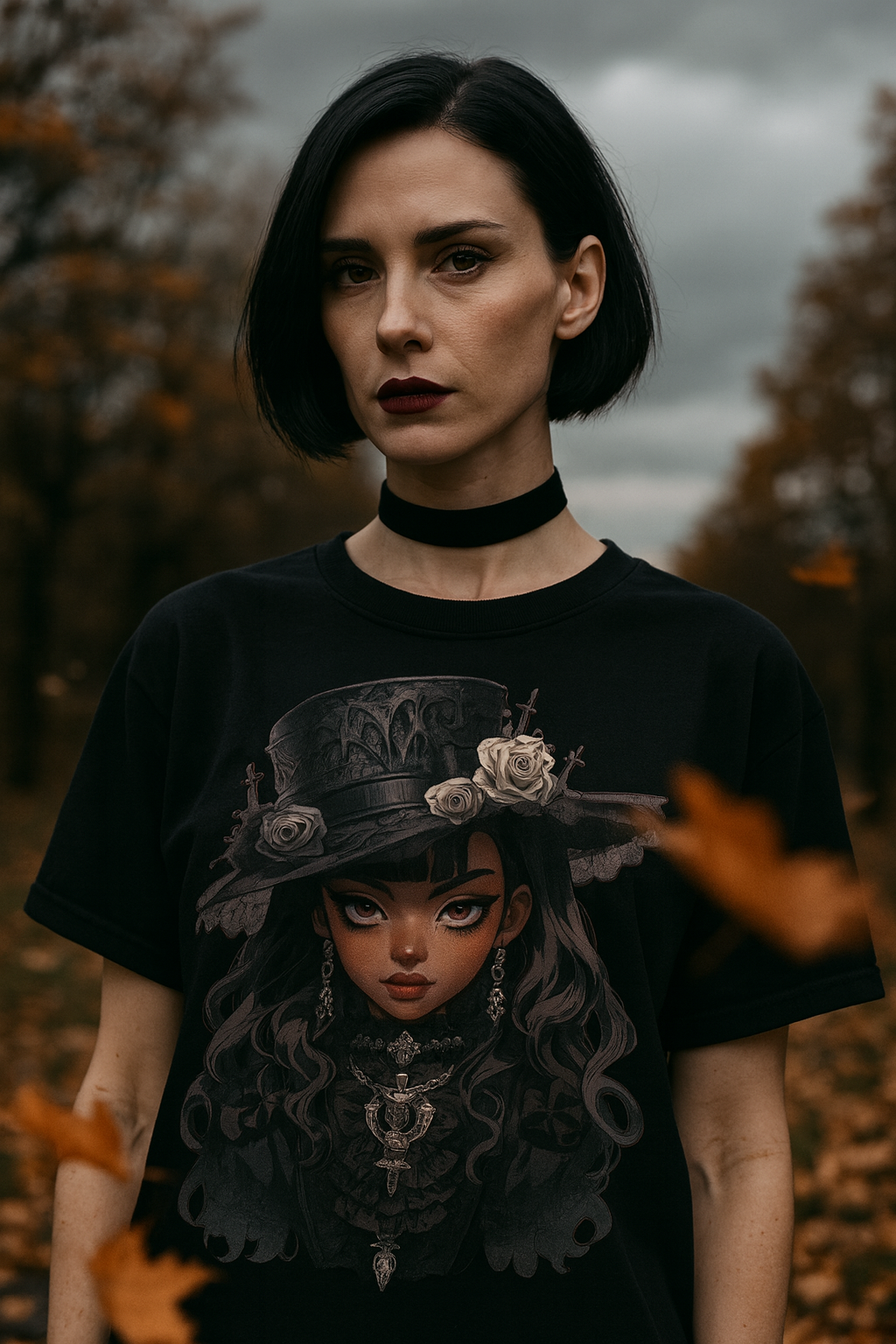 Gothic Chic Women's Relaxed T-Shirt