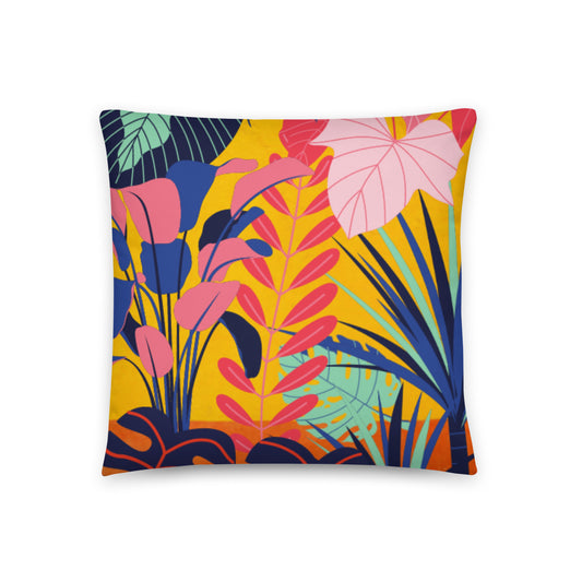 Tropical Garden Basic Pillow