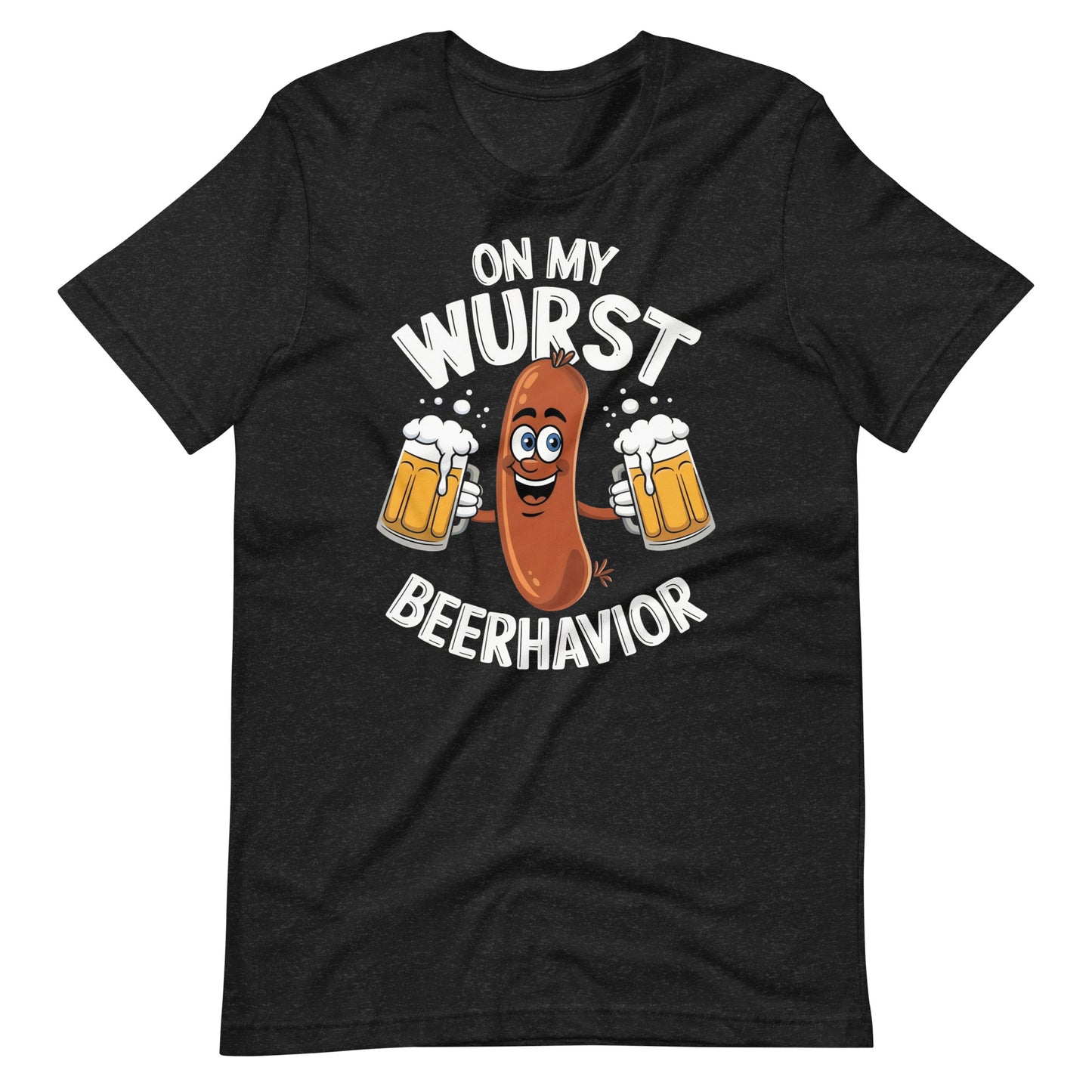 On My Wurst Beerhavior Unisex t-shirt