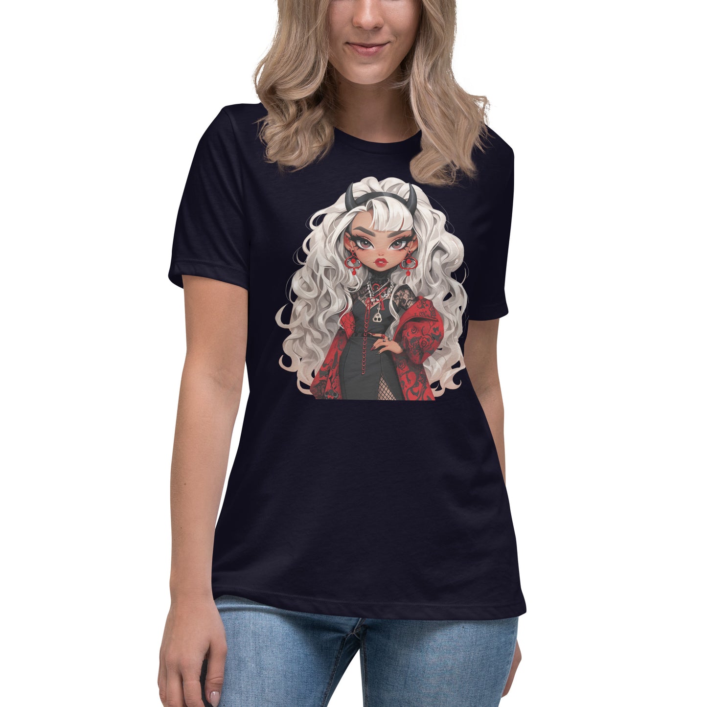 Gothic Devil Women's Relaxed T-Shirt