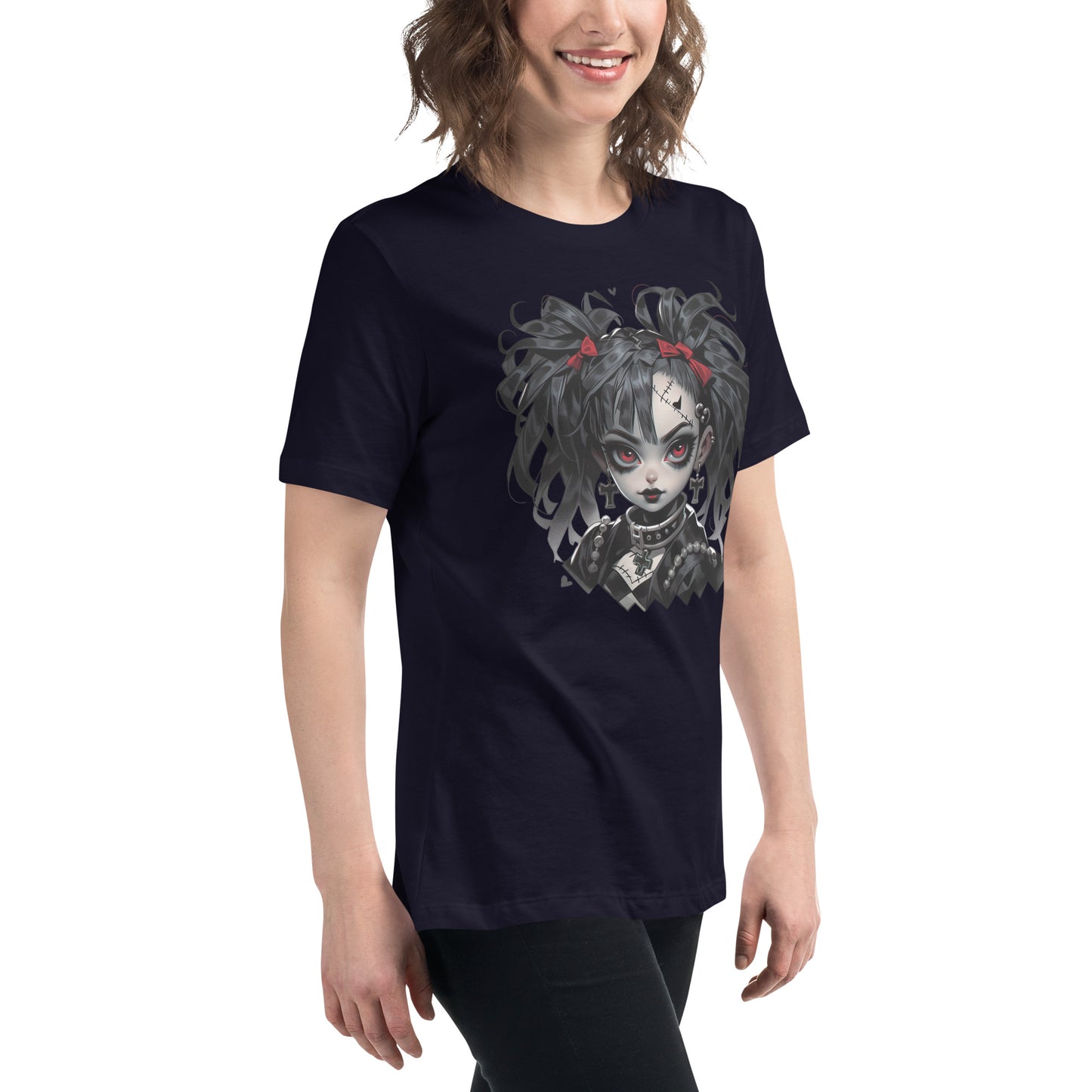 Punk Gothic Women's Relaxed T-Shirt